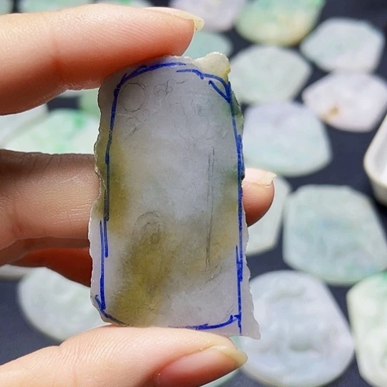 未镶嵌挂件翡翠翡翠