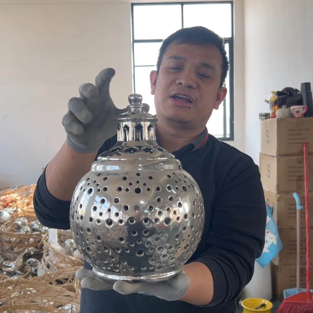 摆件16 号高中低温陶瓷工艺瓶（部分微瑕）