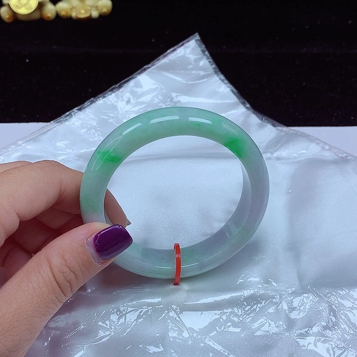 未镶嵌手镯翡翠圈口55