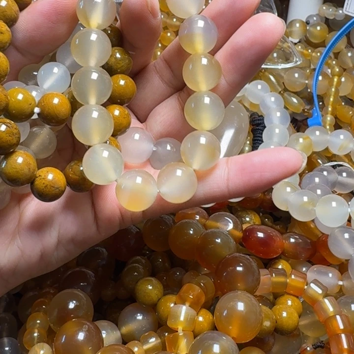 玛瑙/玉髓颈饰未镶嵌锦*690