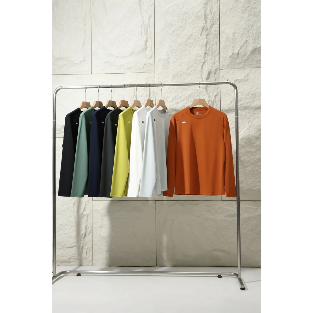 Leavo Johnson推荐!男女户外运动休闲透气上衣1605圆领长袖打底衫