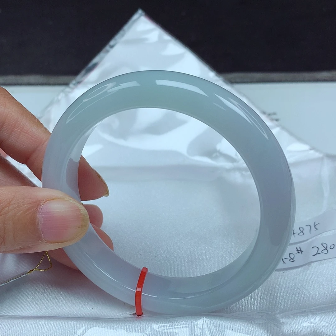 翡翠未镶嵌手镯58圈4875