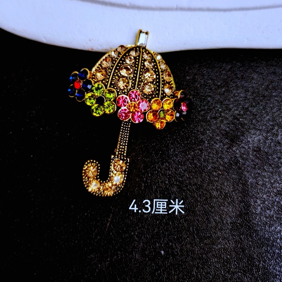 合金胸针 029 时尚百搭款雨伞胸针