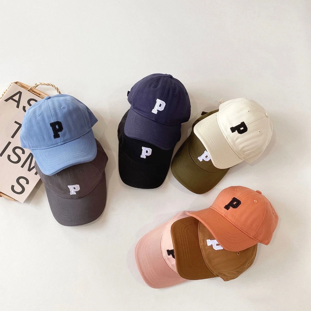 儿童帽子春夏秋女童鸭舌帽宝宝中大童男童棒球帽遮阳防晒帽潮牌