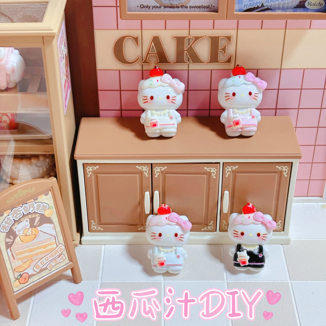 【西瓜定制--苹果KT】小卡diy树脂饰品可爱小配件