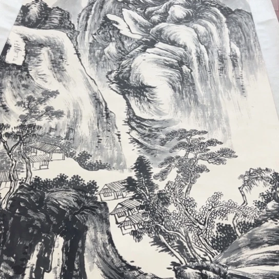 天***淡臻红，字画，书法，中堂