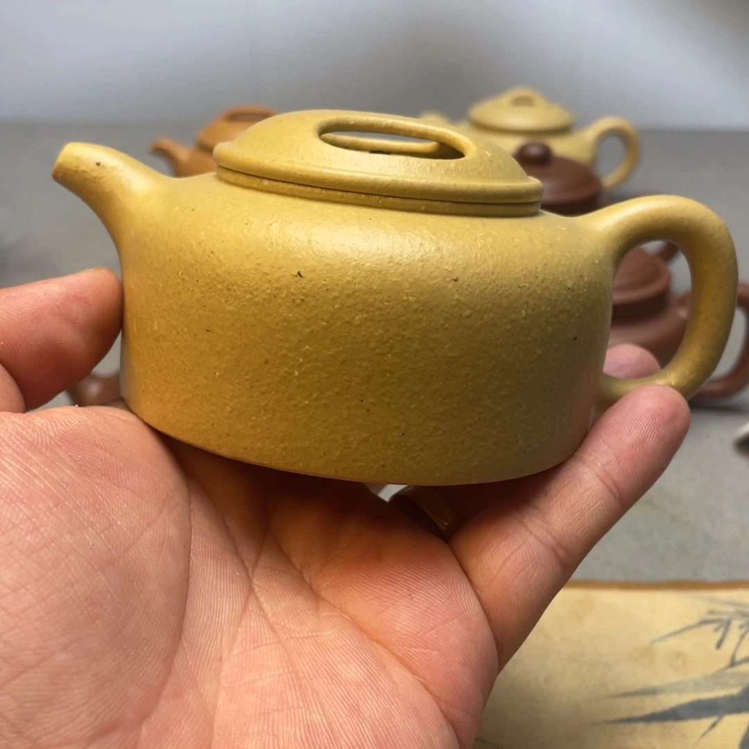 紫砂茶壶熊全手牛盖