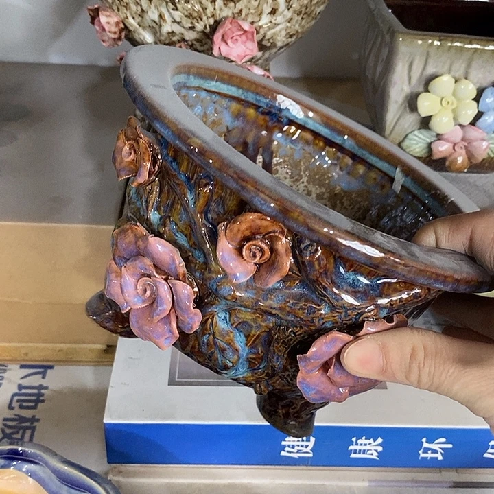 凑单满12包邮发 好盆有孔外口 19外高12