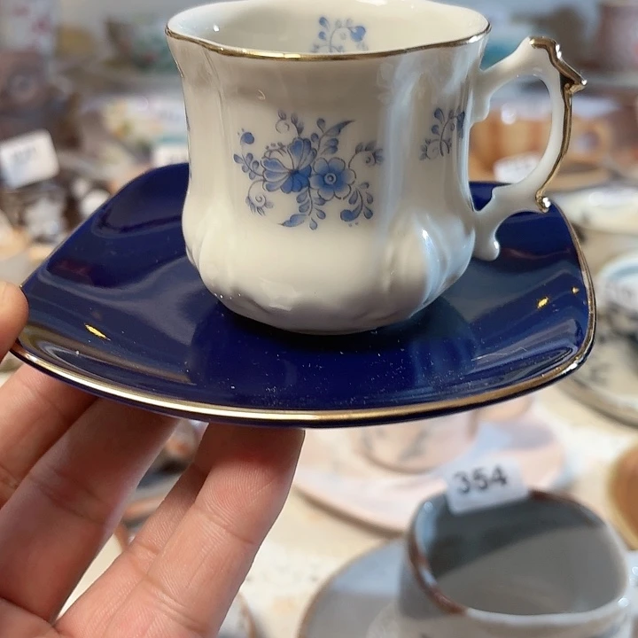 瓷片缪金轻微氧化