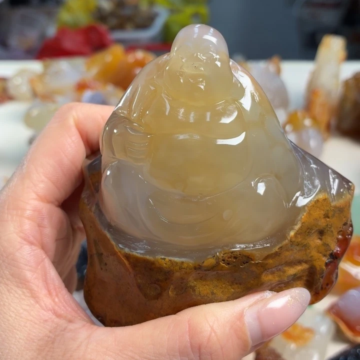 玛瑙/玉髓未镶嵌吊坠(不含链)