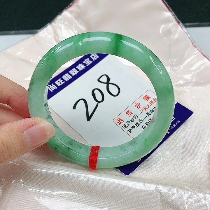 翡翠手镯未镶嵌潘*墨翡翠12
