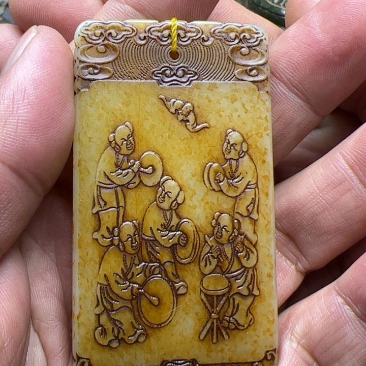 和田玉挂件未镶嵌用****1