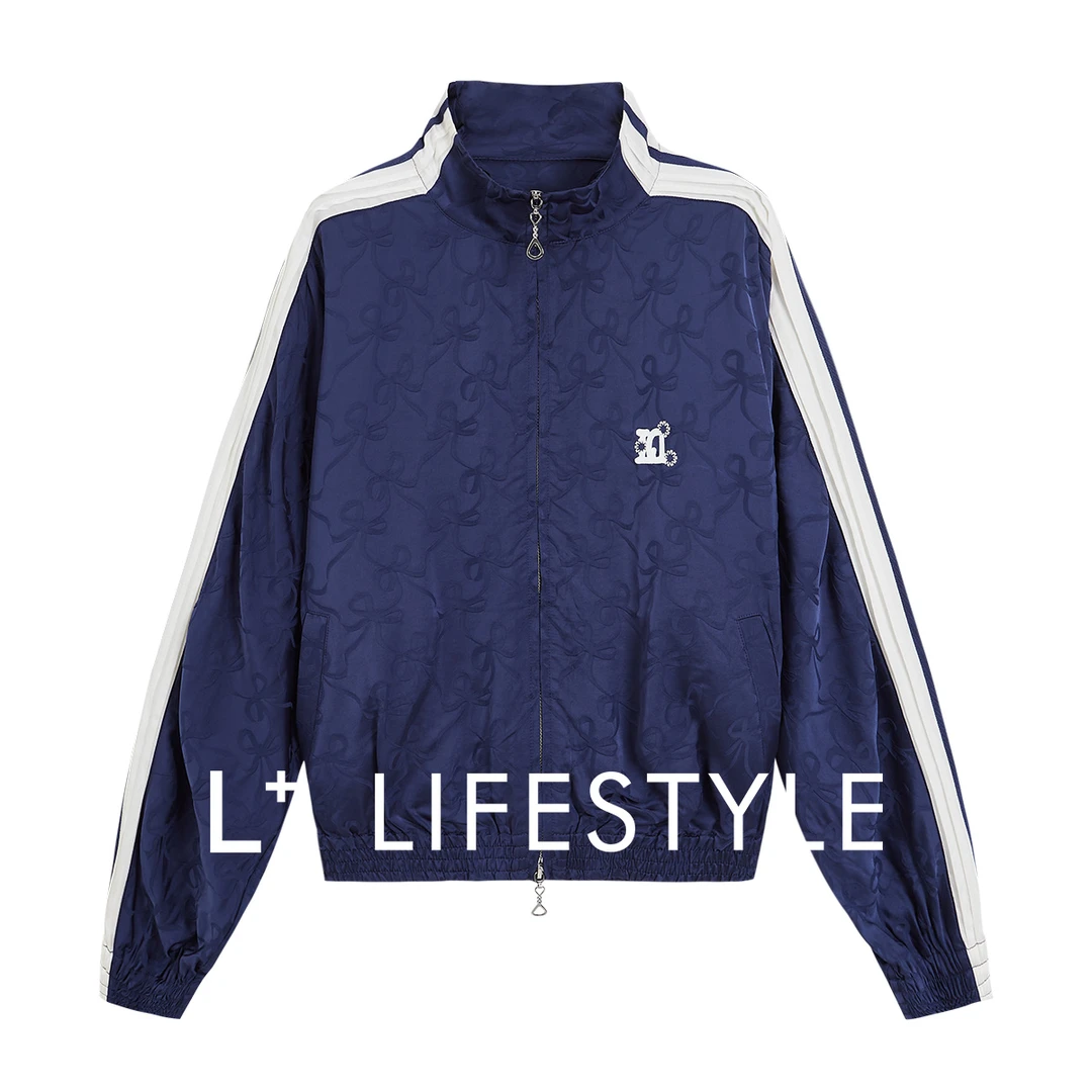【籽言专享 】lifestyle 老花图案撞色夹克外套 L3355200