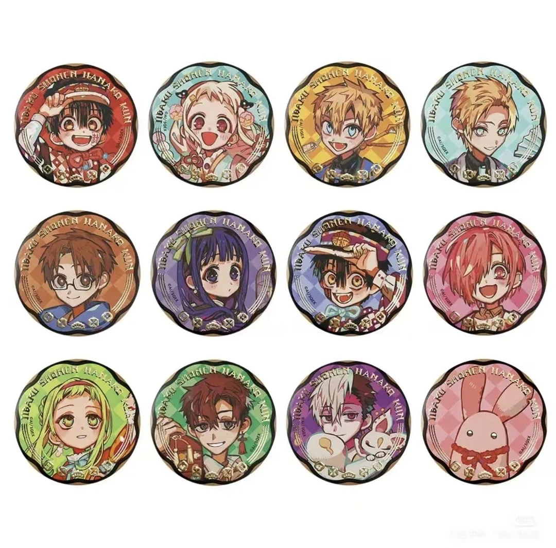 地博少年花子君 十周年原画展系列吧唧 小卡【盲盒商品 默认代拆】