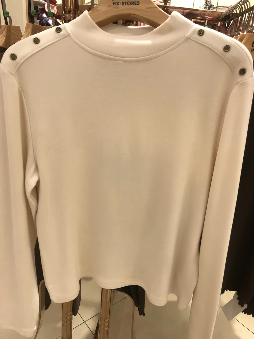 资阳恒宣C56426.女士打底衫百搭加绒保暖中领