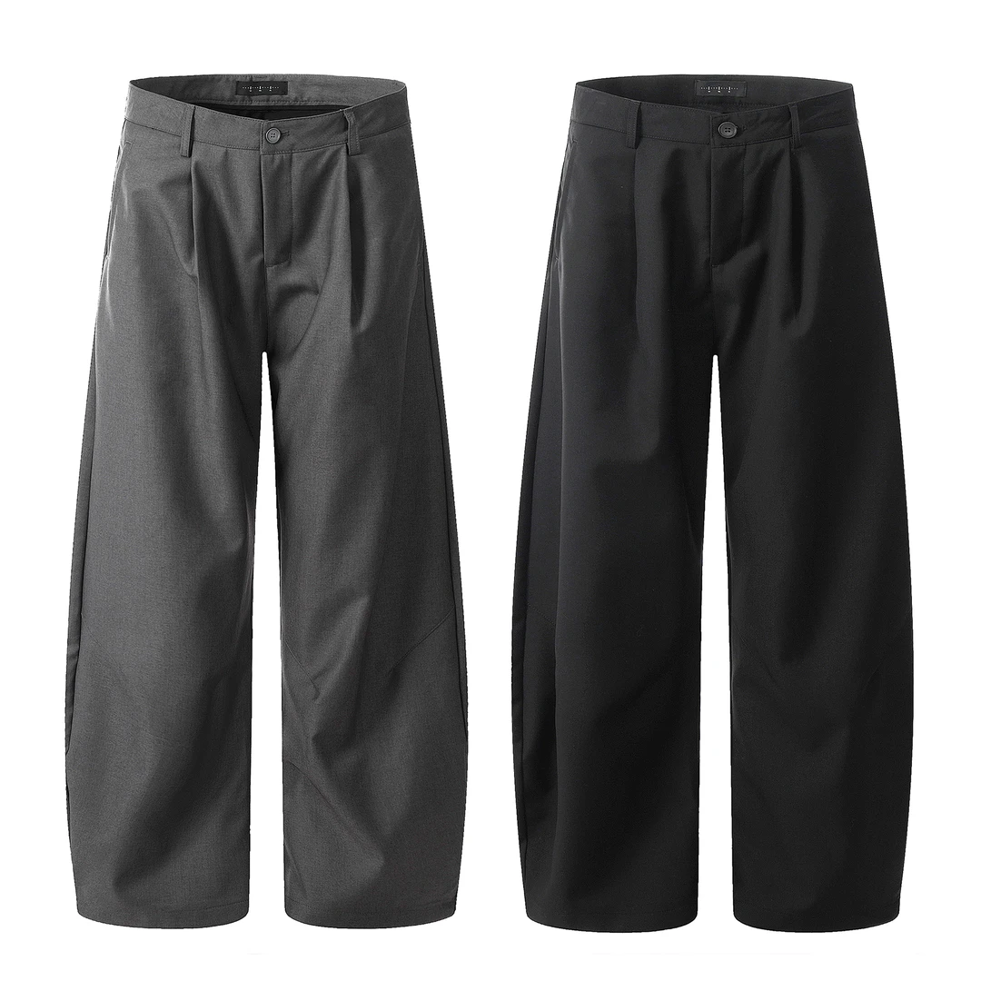 【弯刀西裤】新款男女复古宽松垂感西裤高级cleanfit弯刀裤长裤