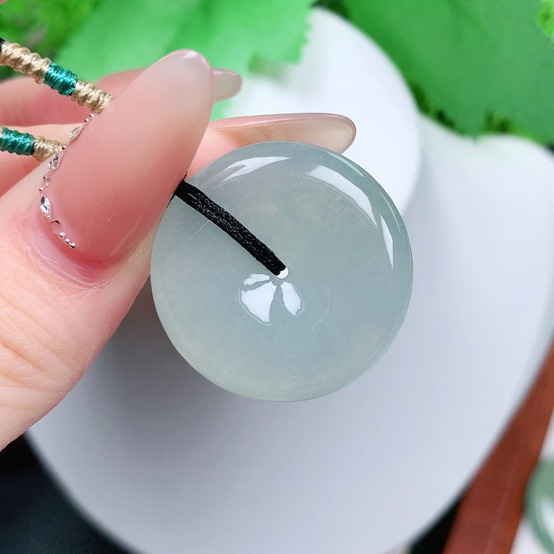 翡翠未镶嵌颈饰平安27-6.1