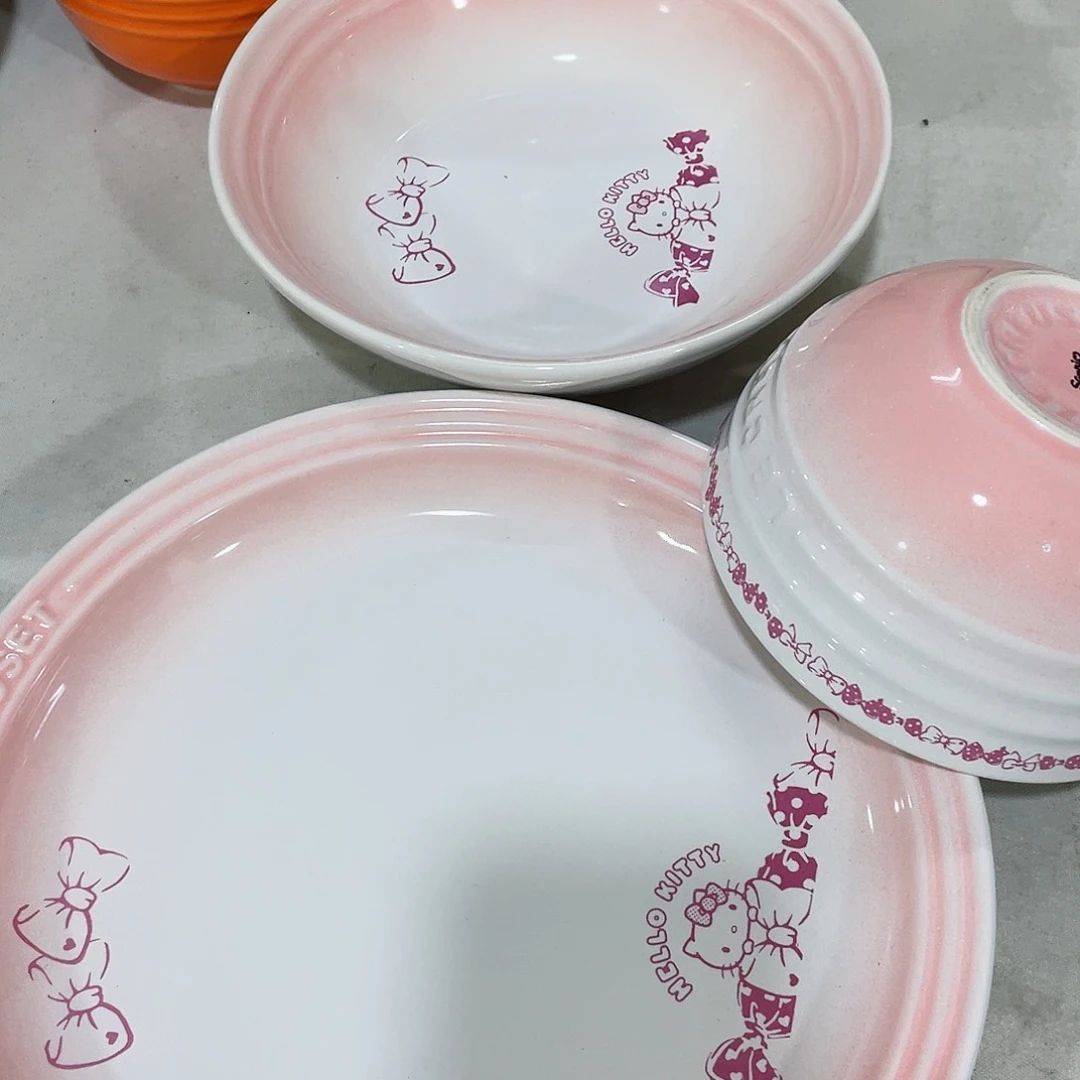 瓷片微瑕陶瓷餐具3件套