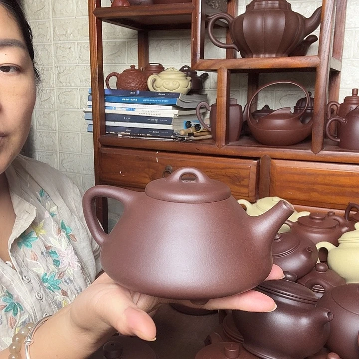 茶壶紫砂子治500cc半手工