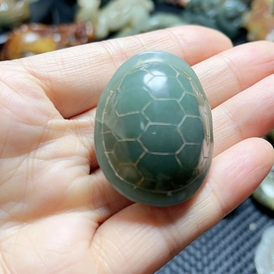 白玉菩提吊坠摆件