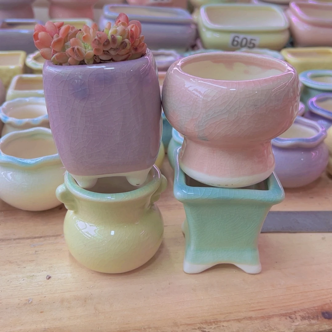 陶瓷花盆当场凑满12包邮