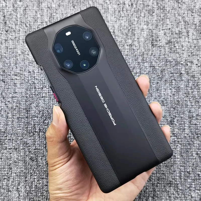 适用华为Mate40rs保时捷手机壳真皮官方同款40rs典藏版超薄保护套