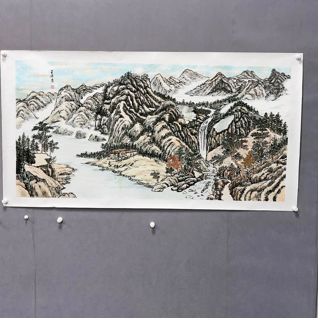 国画国画纯手绘作品请放心去藏