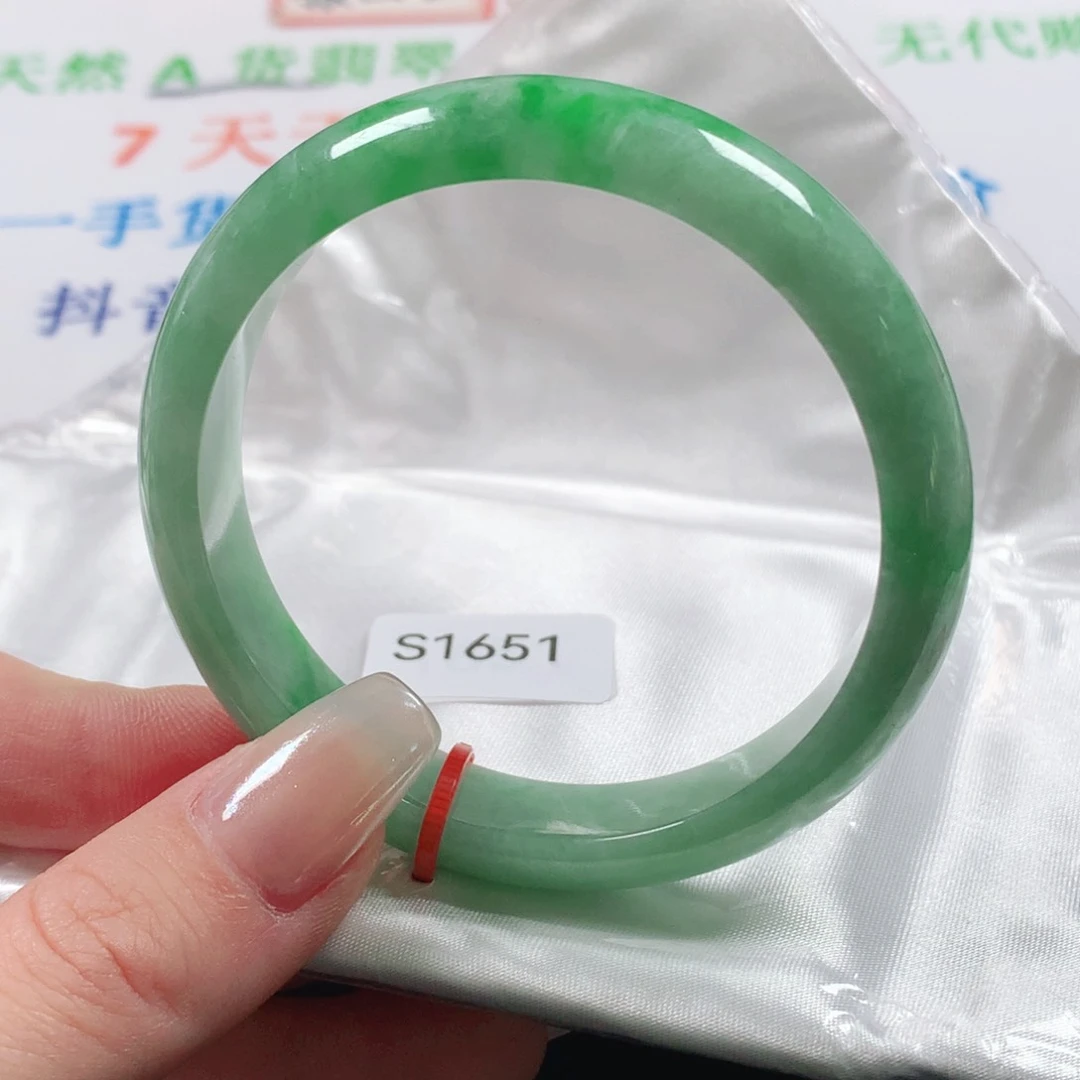 未镶嵌手镯翡翠天然缅甸翡翠s1651