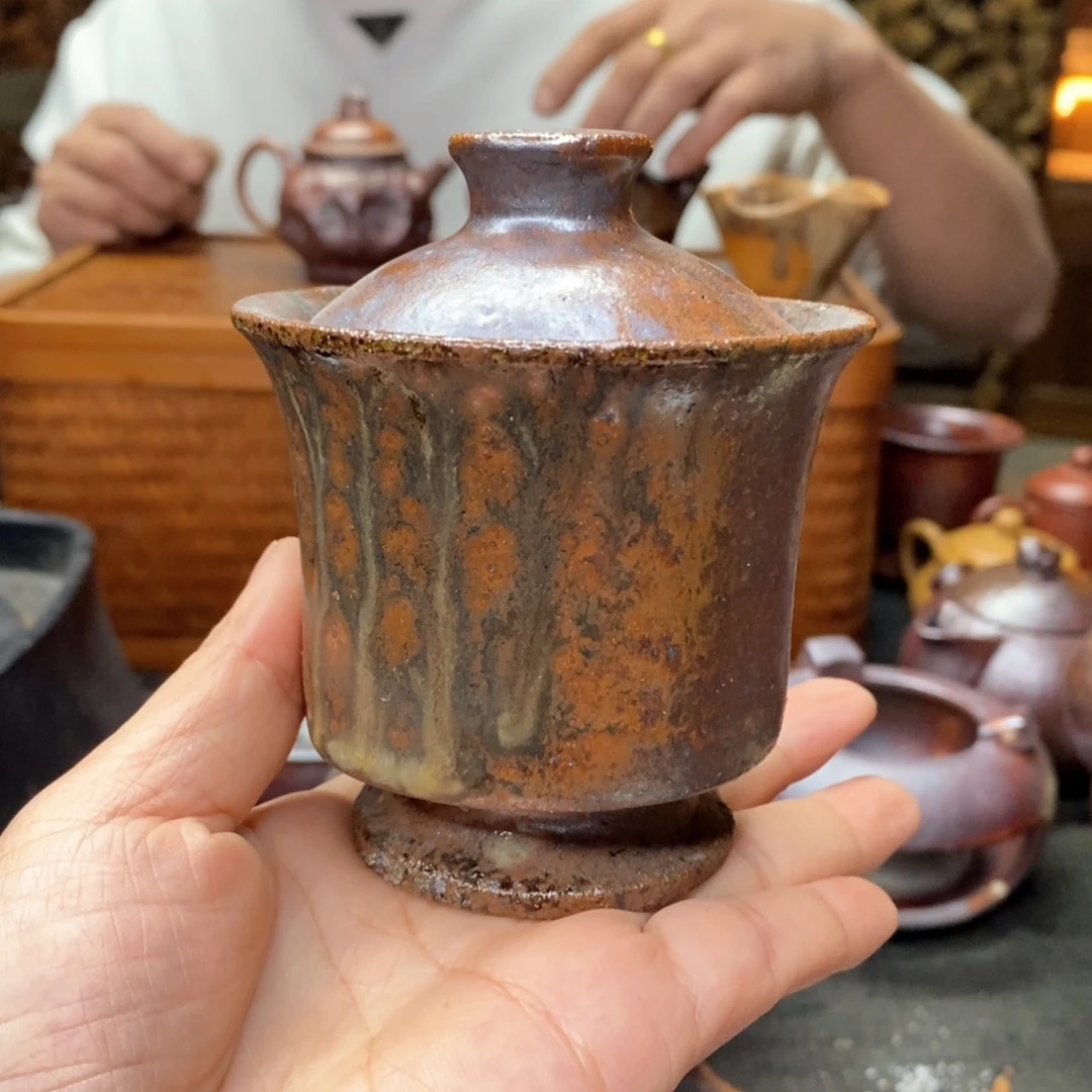 紫砂柴烧紫砂茶具