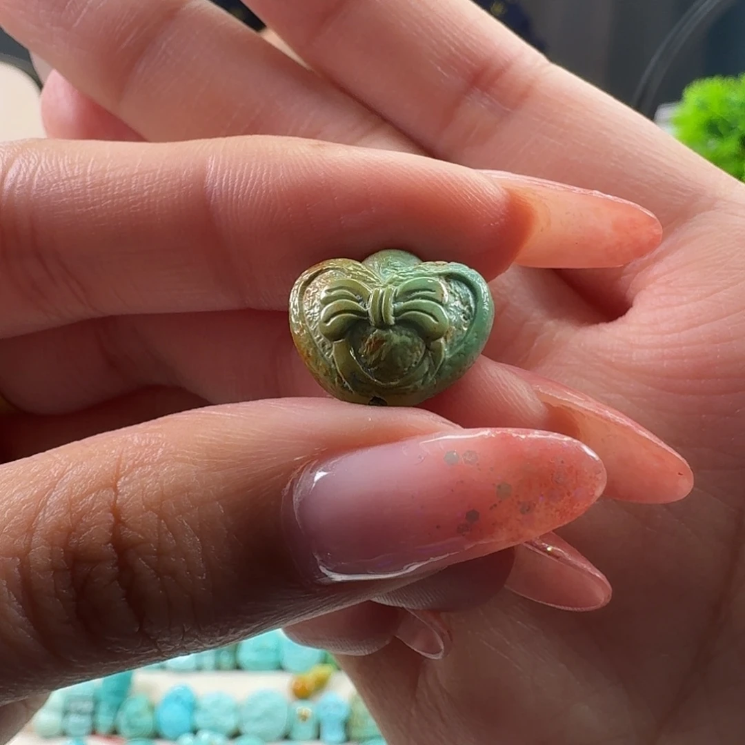 绿松石未镶嵌吊坠(不含链)许愿瓶
