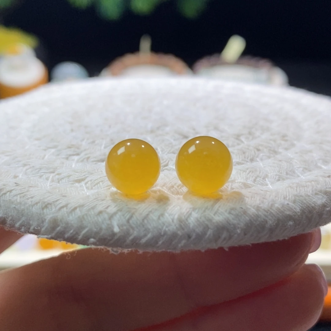 翡翠未镶嵌颈饰冰黄满色卡9多样性发其一