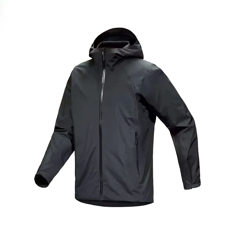 【S-L-N刺绣新款】户外防风防水连帽冲锋衣男女款登山服