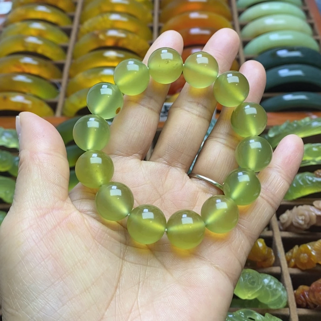 蛇纹石玉未镶嵌手链