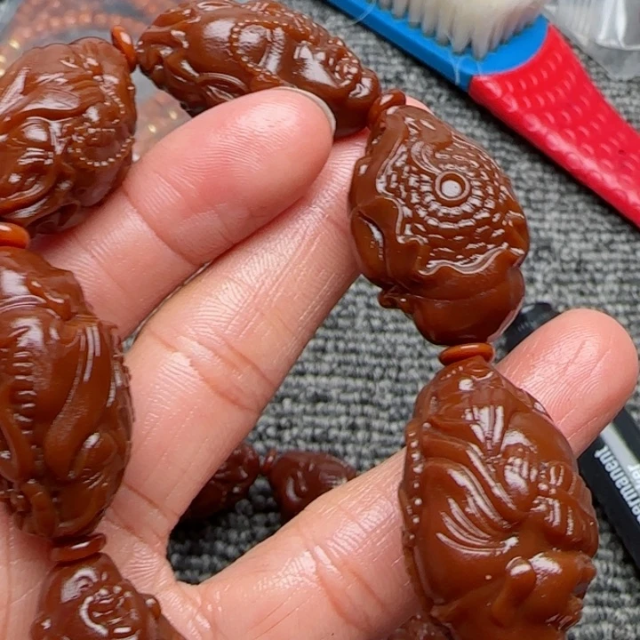 橄榄核手串橄榄菜洗净切