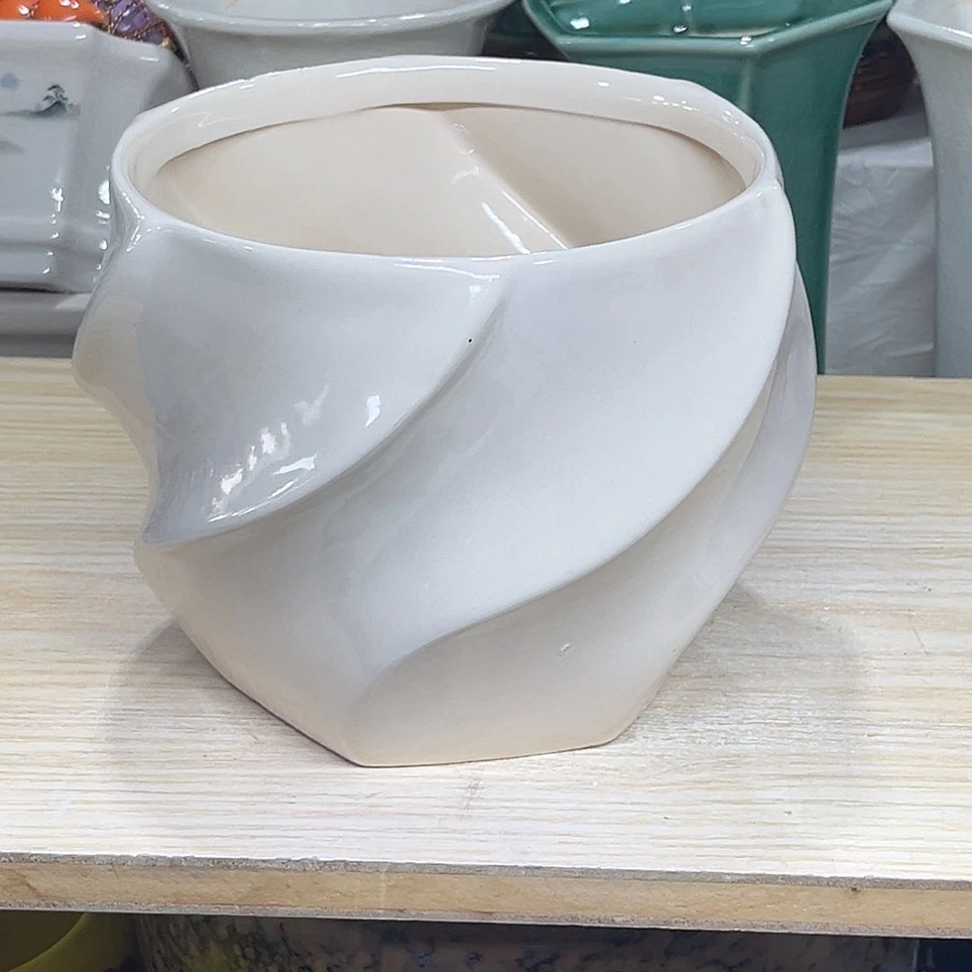 陶瓷绿植多肉微瑕花盆口径17*15