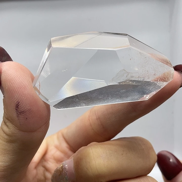 未镶嵌珠宝半成品水晶37白水晶随行长5.5宽2.9