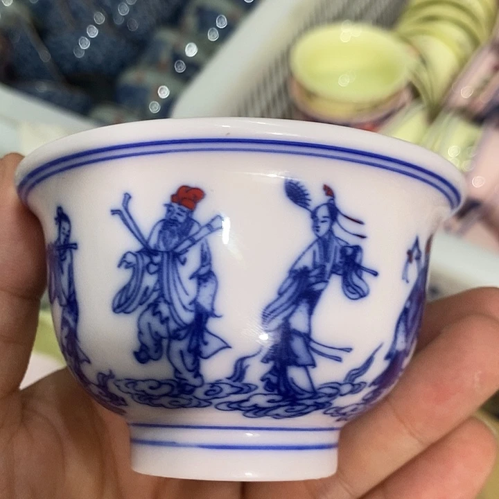 摆件景德镇陶瓷主人杯24667