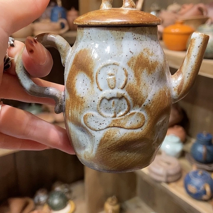 柴烧老岩泥高端茶器