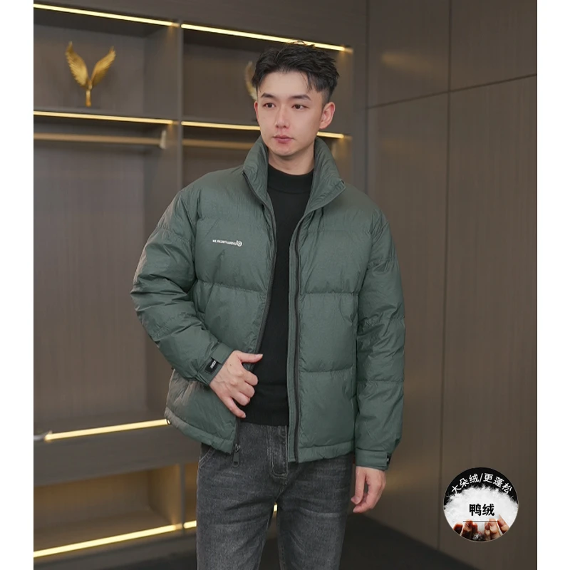 TUCANO/啄木鳥【龟裂纹】冬季立领羽绒服保暖宽松面包服外套男7119