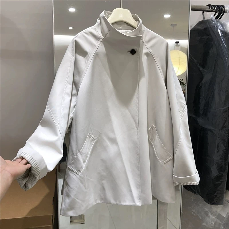 91108女士春款风衣