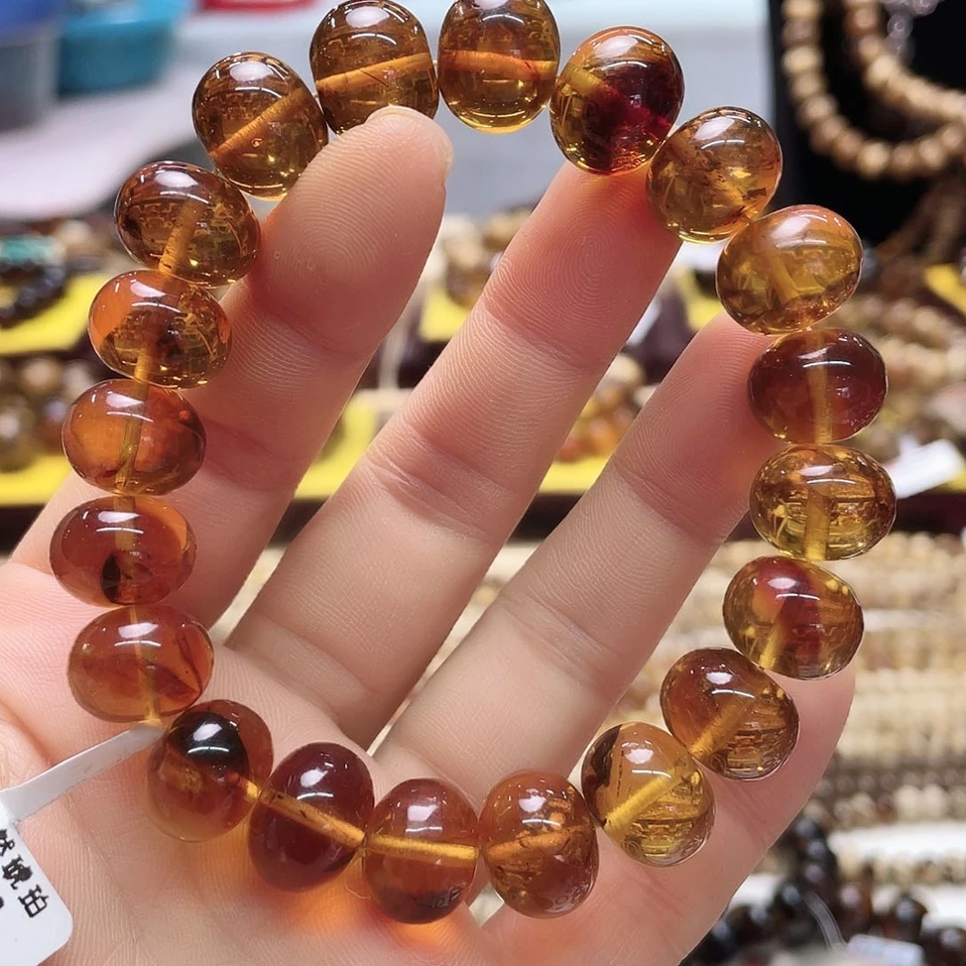 琥珀裸石未镶嵌十三10731