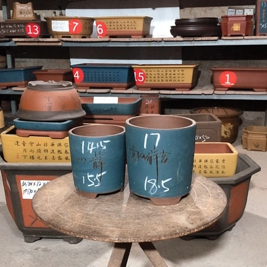 紫砂紫砂花盆包邮