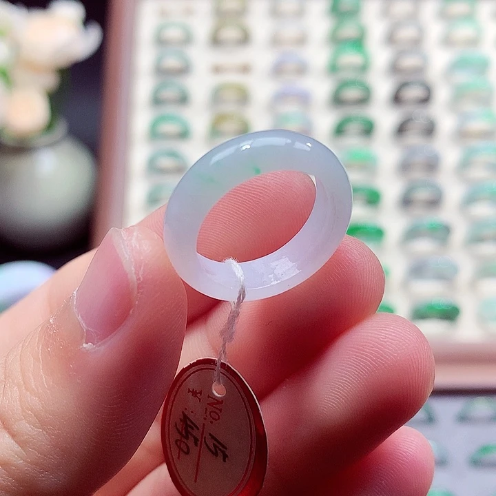 翡翠未镶嵌戒指15号