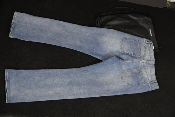 夏季微弹力男免烫青春活力牛仔裤休闲喇叭裤裤子薄款时尚修身加绒