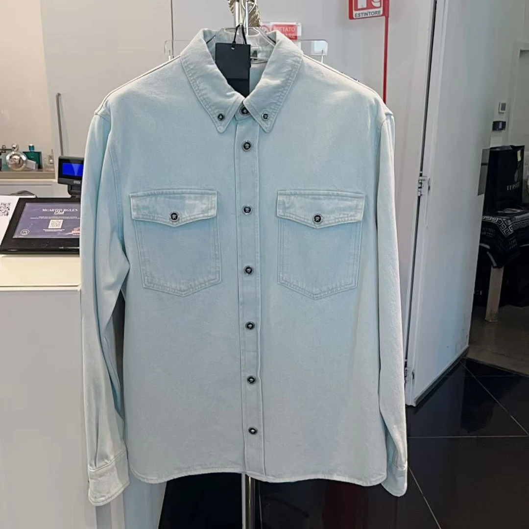 未使用 VERSACE/范思哲 男士休闲百搭牛仔外套