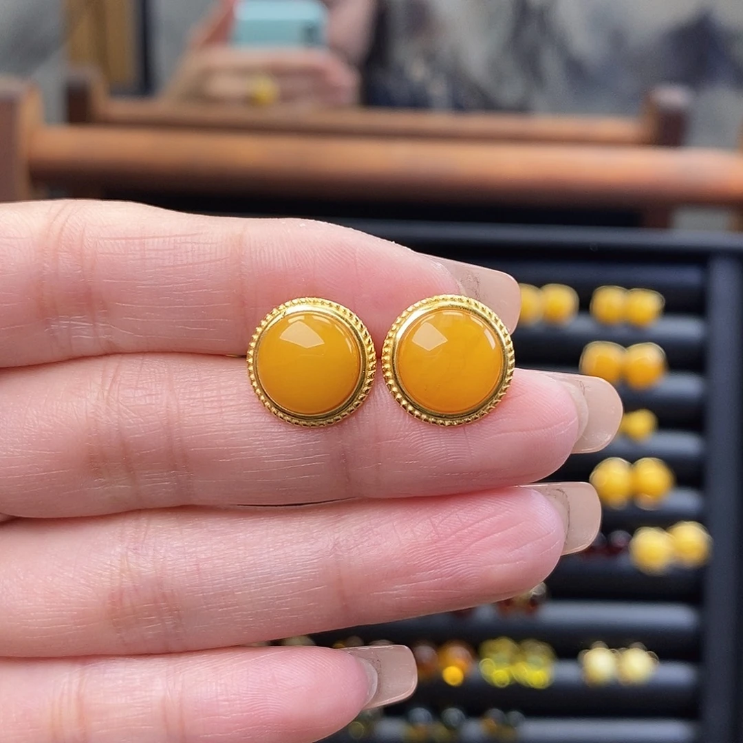 琥珀未镶嵌裸石成品