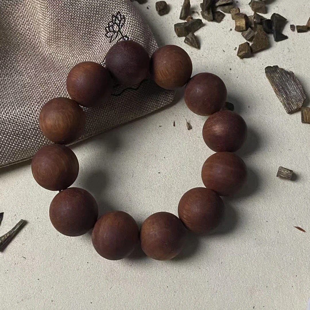 【叁木文玩】越南沉香木串 R37