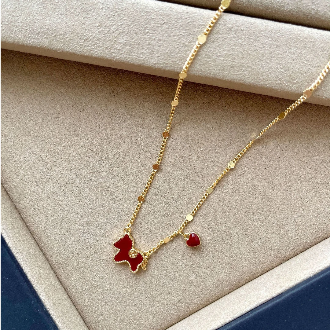 铜合金项链 轻奢气质时尚百搭【心动小马】项链