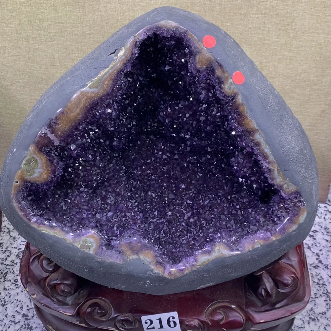 未镶嵌水晶大型摆件（非配饰）紫水晶216
