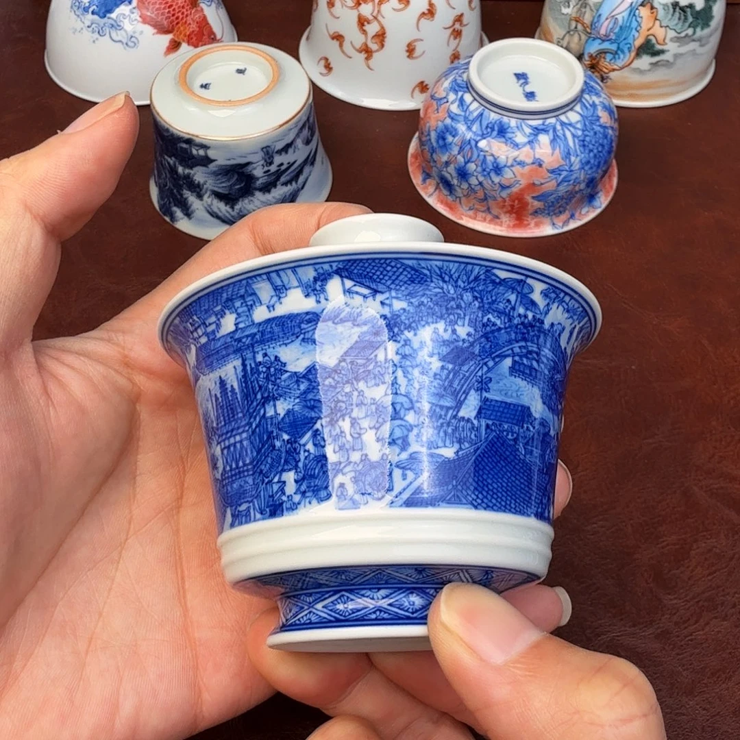 春***1陶现代景德镇全手工全手绘陶瓷